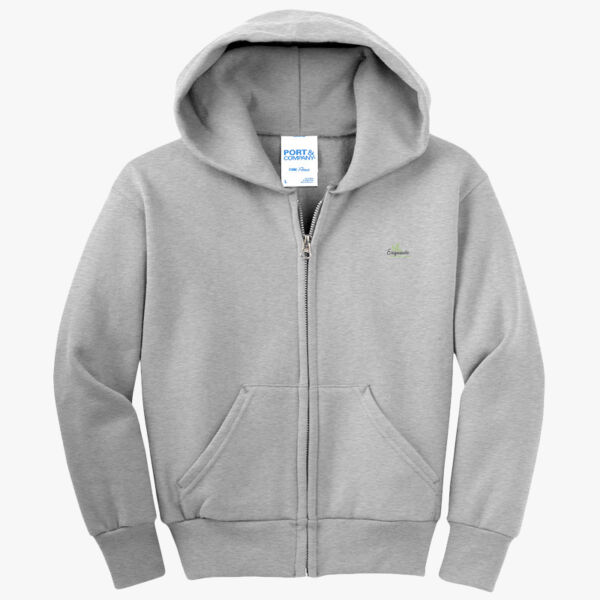 Youth Core Fleece Full Zip Hooded Sweatshirt Thumbnail