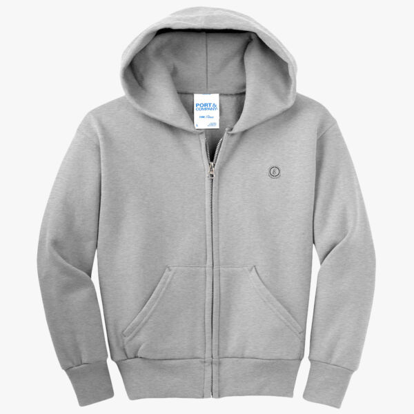 Youth Core Fleece Full Zip Hooded Sweatshirt Thumbnail
