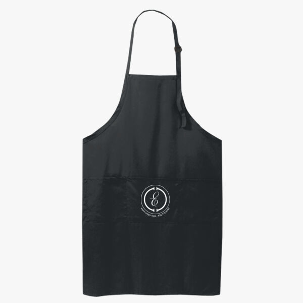 Easy Care Extra Long Bib Apron with Stain Release Thumbnail